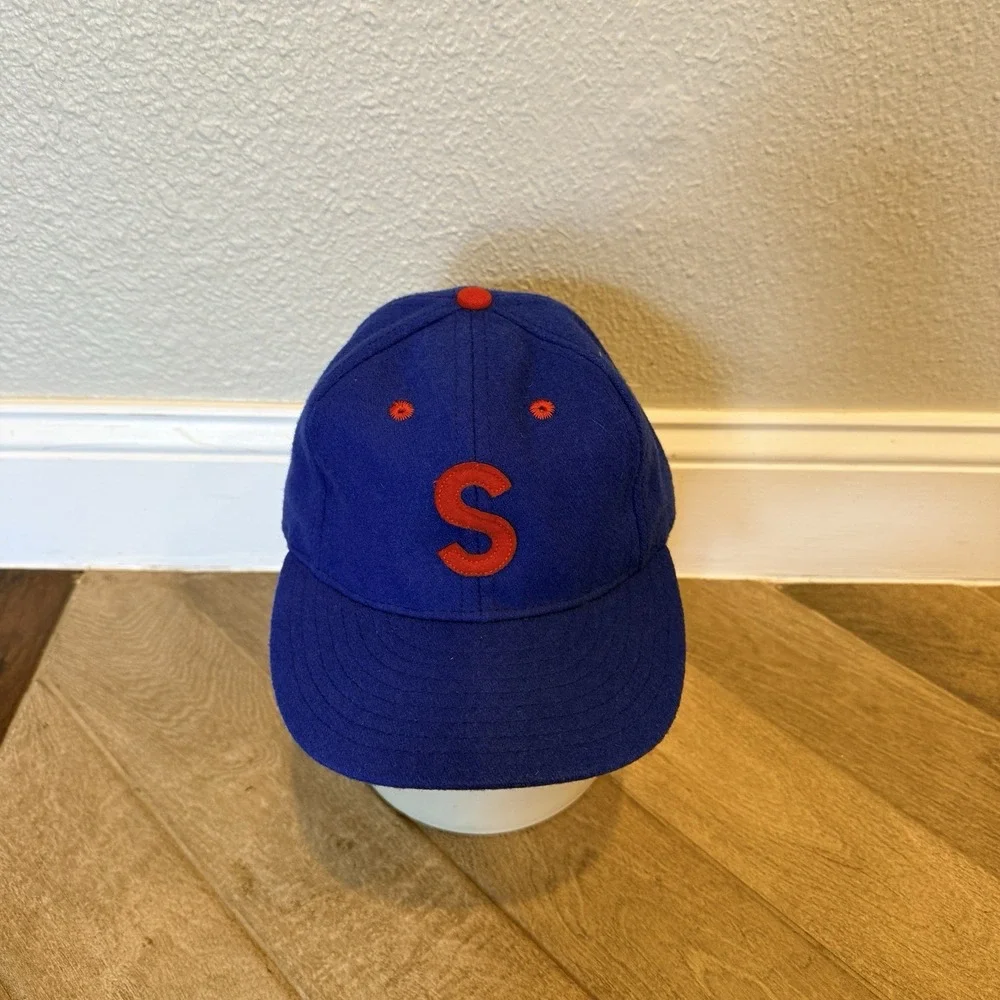 Ebbets Field Flannels Cap Hat Seattle Rainiers PCL Wool 7 1/8 Low Crown USA